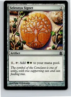 Magic the Gathering Selesnya Signet Commander MTG Free Shipping! - Image 1
