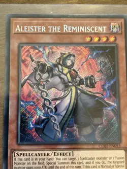 Yu-Gi-Oh! Aleister the Reminiscent CORI-EN015 | Secret Rare 1st Ed Chaos Origins - Image 3