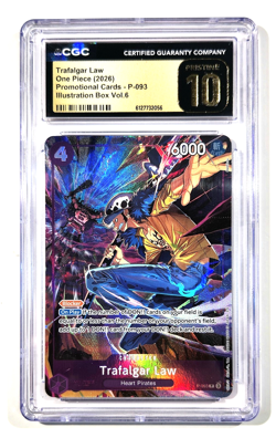 TRAFALGAR LAW One Piece P-093 (Illustration Box Vol. 6) Promotion Cards Foil - Image 1