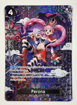 PERONA One Piece OP06-093 English SP (SR) Foil - The Azure Sea's Seven - Image 1