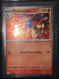 Pokemon Chaos Rising Charmeleon 079 Black Star Promo NM - Image 2