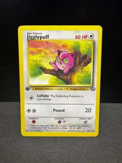 Jigglypuff - 54/64 - Pokemon 1st Edition Jungle Set Non Holo - LP - Image 1