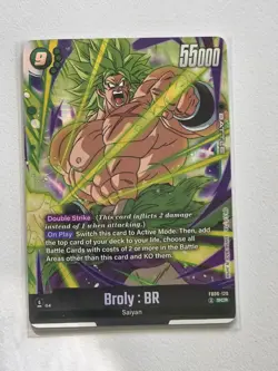 Dragon Ball Super Card Game Broly : BR SCR FB06-120 Double Strike Foil Bandai - Image 1