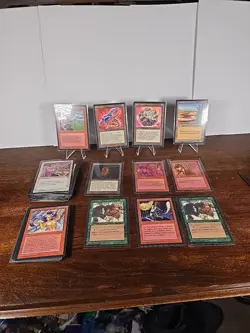 Mtg French Renaissance 79 Cards Winds Of Change, Tetravus Black Border LP-NM - Image 1
