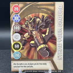 Stand Your Ground 24/48 BA156-GA-SM Copper Gate Bakugan Battle Brawlers Card - Image 1