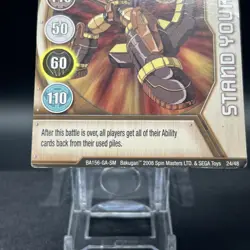 Stand Your Ground 24/48 BA156-GA-SM Copper Gate Bakugan Battle Brawlers Card - Image 3