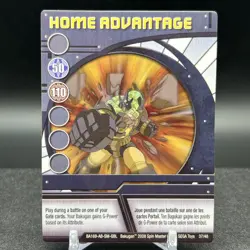 Home Advantage 37/48 BA169-AB-SM-GBL Blue Ability Bakugan Battle Brawlers Card - Image 1
