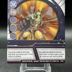 Home Advantage 37/48 BA169-AB-SM-GBL Blue Ability Bakugan Battle Brawlers Card - Image 2