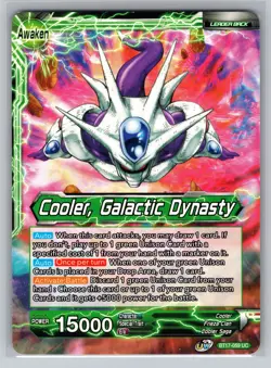Cooler BT17-059 UC Leader Card Frieza Clan Dragon Ball Super Card Game DBSCG - Image 2