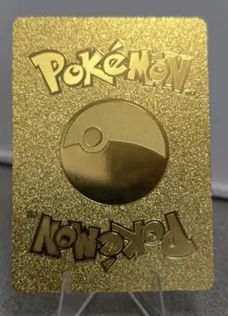 Pokemon Charmander Charmeleon Charizard GX Gold Foil Fan Art Collector Card TCG - Image 2