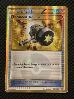 Enhanced Hammer Secret Rare Gold 162/160 XY-Primal Clash - Pokemon TCG - Image 1