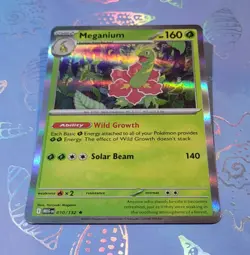Meganium 010/132 Mega Evolution Pokemon Card NM - Image 3