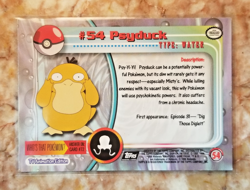 🔥 Psyduck & Golduck TOPPS 🔥 / 2 Card Lot Vintage Pokemon 1999 / LP-NM - Image 4