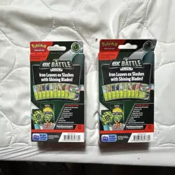 (2)Pokemon TCG ex Battle Deck Iron Leaves ex - Lot of 2 - 60 Cards - Sealed - Image 2