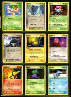2004 Pokemon EX HIDDEN LEGENDS Set Collection NON HOLO Cards Lot RARE Yuka Morii - Image 2
