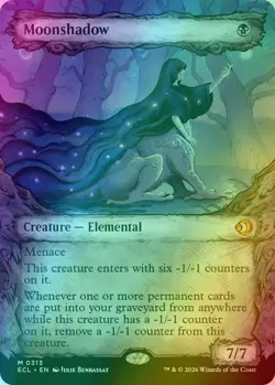 Moonshadow - SHOWCASE FOIL NM (MTG Lorwyn Eclipsed 313) - Image 1