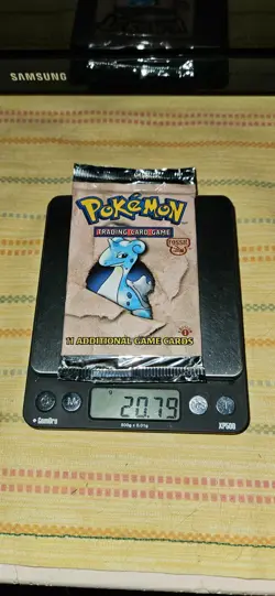 Pokemon 1st Edition Fossil Set Sealed Booster Pack 20.78 Grams Auction! - Image 1