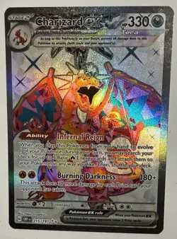 Pokemon TCG Obsidian Flames Charizard EX 215/197 Ultra Rare Near Mint/ Mint - Image 1