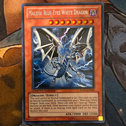 Yu-Gi-Oh! Malefic Blue-Eyes White Dragon Limited Secret Rare Foil YMP1-EN002 EN - Image 1