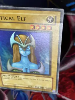 Yu-Gi-Oh! Mystical Elf LOB-062 Legend of Blue Eyes Common Unlimited EN - Image 3
