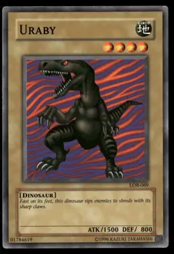 Uraby LOB-069 The Legend of Blue Eyes White Dragon Yu-Gi-Oh LP - Image 1