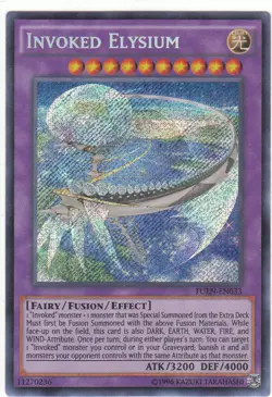 Yugioh FUEN-EN033 Invoked Elysium – Secret Rare - Image 1