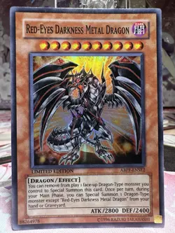 Red-Eyes Darkness Metal Dragon ABPF-ENS12 Super Rare Limited Edition YuGiOh NM - Image 1