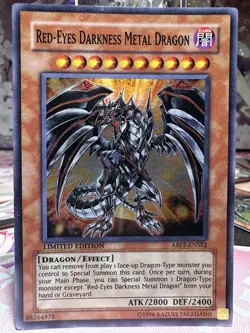 Red-Eyes Darkness Metal Dragon ABPF-ENS12 Super Rare Limited Edition YuGiOh NM - Image 3