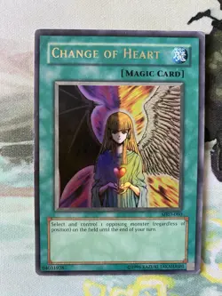 Change of Heart MRD-060 Metal Raiders Yugioh TCG Holo Spell Card Vintage Lp - Image 1