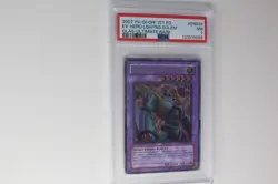 2007 YuGiOh Elemental HERO Lightning Golem GLAS-EN039 Ultimate Rare 1st Edition - Image 1