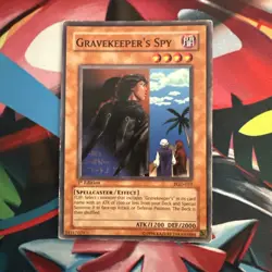 | Yugioh Gravekeeper's Spy PGD-059 1st Edition Common Pharaonic Guardian MP 🔥 | - Image 1