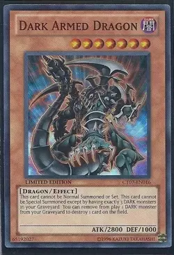 YuGiOh! Dark Armed Dragon - CT07-EN016 - Limited Edition - Super Rare - NM - Image 1