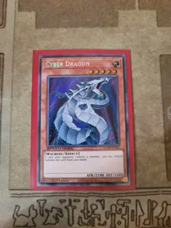 YUGIOH CYBER DRAGON SGX1-ENG01 SECRET 1ST ED NM SPEED DUEL - Image 1