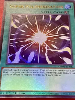 3x Super Polymerization + 3x Evenly Matched | Ultra Rare | NM | 1st Ed | YuGiOh! - Image 2