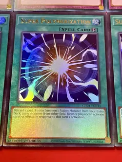 3x Super Polymerization + 3x Evenly Matched | Ultra Rare | NM | 1st Ed | YuGiOh! - Image 5