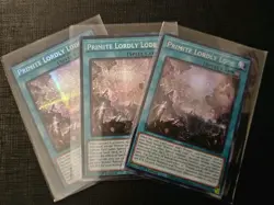 3x Primite Lordly Lode 1st Edition Secret Rare RA05-EN072 YuGiOh LP+ Playset - Image 1