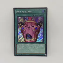 Yu-Gi-Oh! Pot of Sloth Chaos Origins Secret Rare • CORI-EN061 1st Edition - Image 1