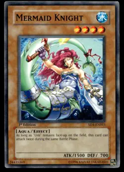 Mermaid Knight - SD4-EN011 - 1st Edition - YuGiOh - Image 1