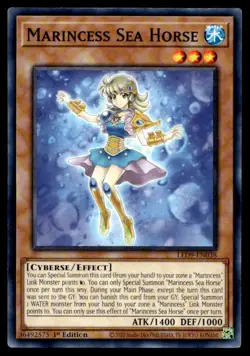 Marincess Sea Horse - LED9-EN038 - 1st Edition - YuGiOh - Image 1