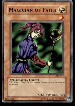 Magician of Faith - SDJ-017 - YuGiOh | Buy 3 Get 5 Free - Image 1