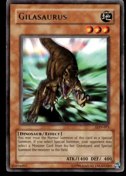 Gilasaurus Labyrinth of Nightmare LON-071 MP YuGiOh TCG | Buy 3 Get 5 Free - Image 1