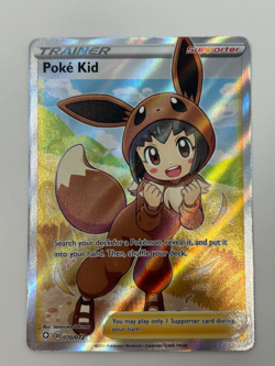 Poke Kid 070/072 Full Art Trainer - SWSH Base Set - NM - Pokemon TCG English Hol - Image 1