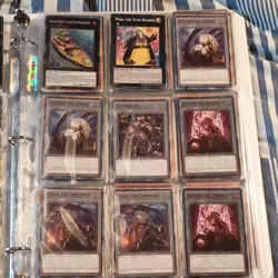 Konami Yu-Gi-Oh! TCG 9-Card Lot Binder English 1st Ed Foil Albaz - Image 5