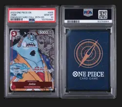 2022 One Piece #005 Jinbe 25th Anniversary PSA 10 English - Image 1