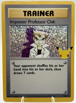 [NM] 2021 Sword & Shield - Celebrations Imposter Professor Oak #73 Holo - Image 1