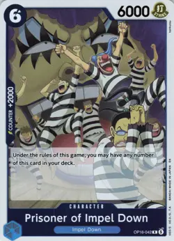 The Time of Battle #OP16-042 Prisoner of Impel Down - Image 1