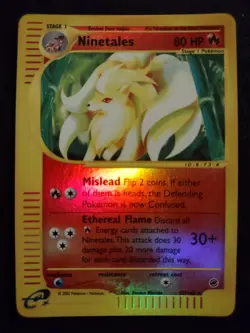 Ninetales 57/165 Reverse Holo Pokemon Trading Card Game eCard Expedition TCG NM - Image 1
