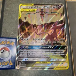 Espeon & Deoxys GX Oversized - (SM Black Star Promo) SM240 Jumbo Cards Holo - Image 3