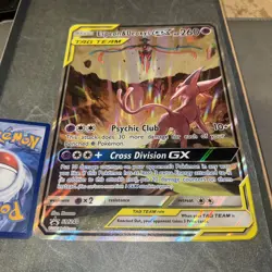 Espeon & Deoxys GX Oversized - (SM Black Star Promo) SM240 Jumbo Cards Holo - Image 4