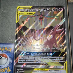 Espeon & Deoxys GX Oversized - (SM Black Star Promo) SM240 Jumbo Cards Holo - Image 5